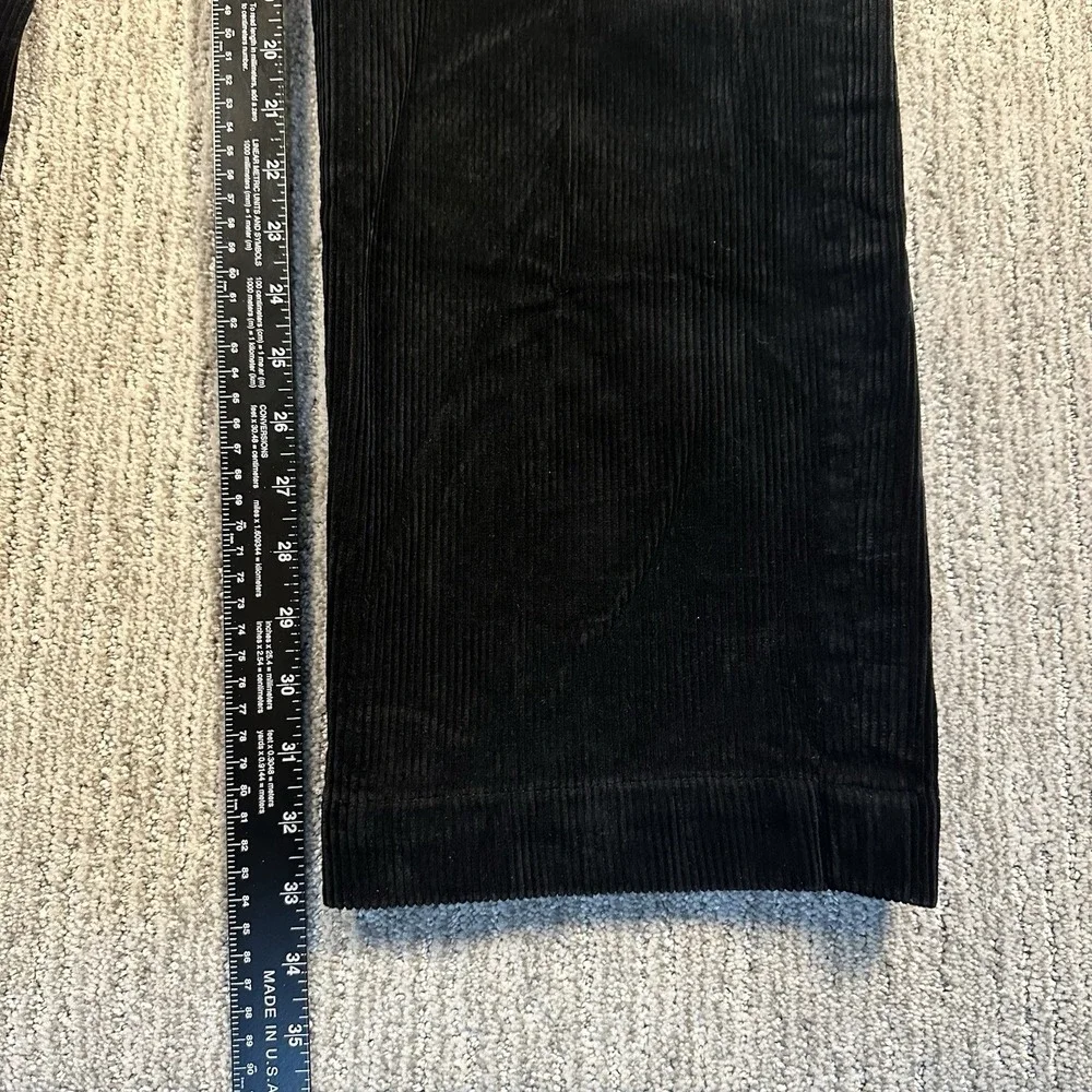 Polo Ralph Lauren Preston Pants Mens 38x34 Black Corduroy Trouser Vintage 90s‎